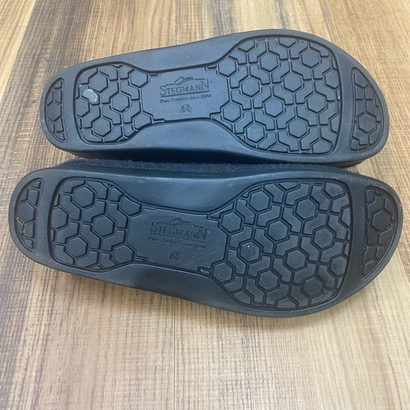 Stegmann Women’s Woolfelt Clogs Marone Poly Flex Sole Size 8.5 Black - Picture 6 of 7
